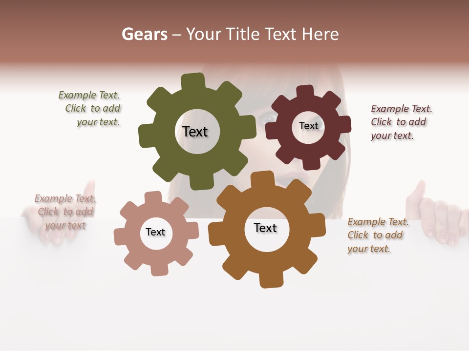 Empty Advertising White PowerPoint Template