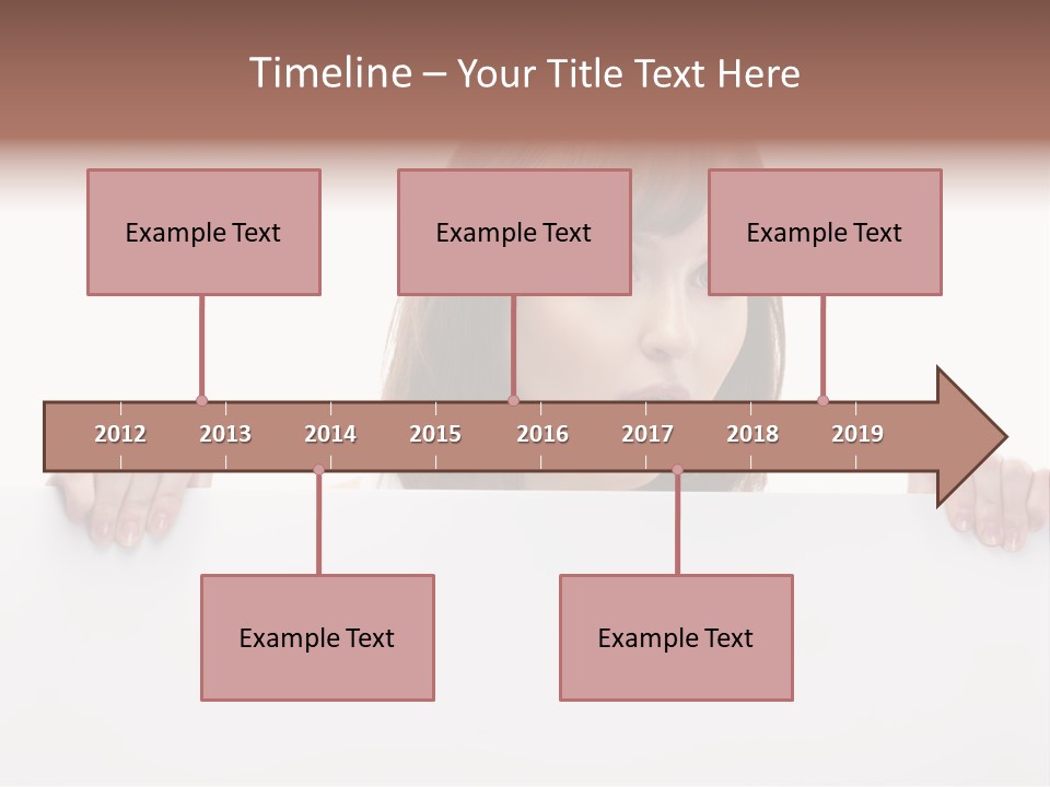 Empty Advertising White PowerPoint Template