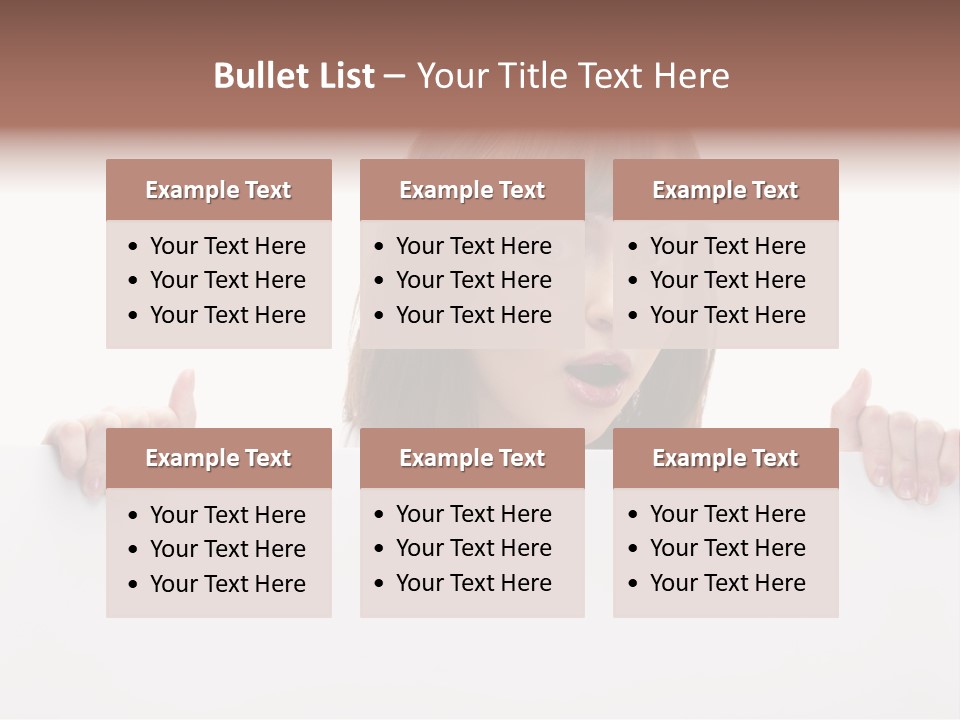 Empty Advertising White PowerPoint Template