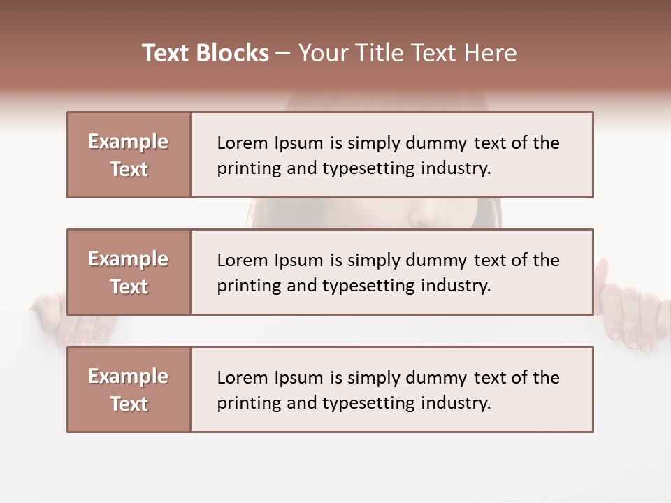 Empty Advertising White PowerPoint Template