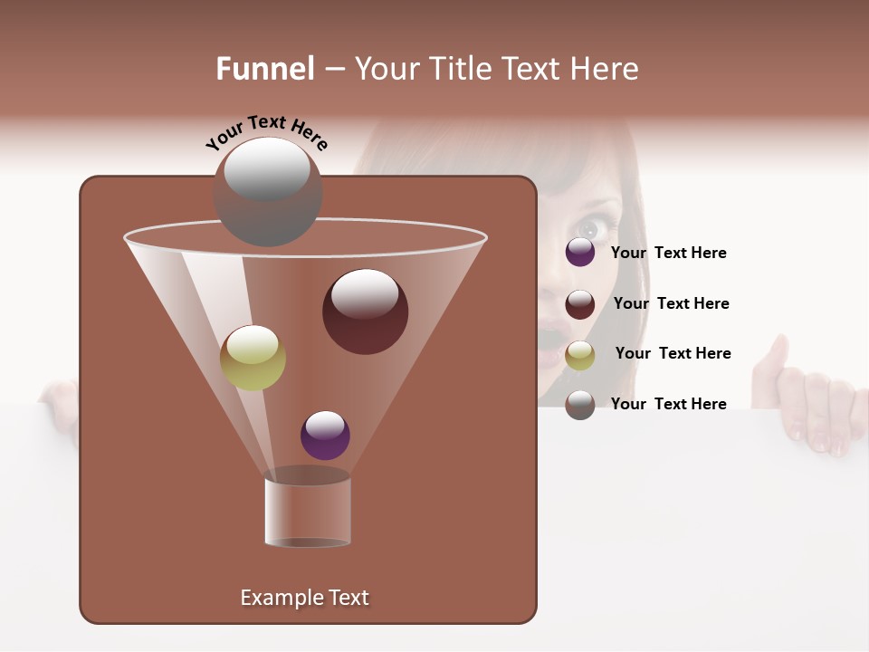 Empty Advertising White PowerPoint Template