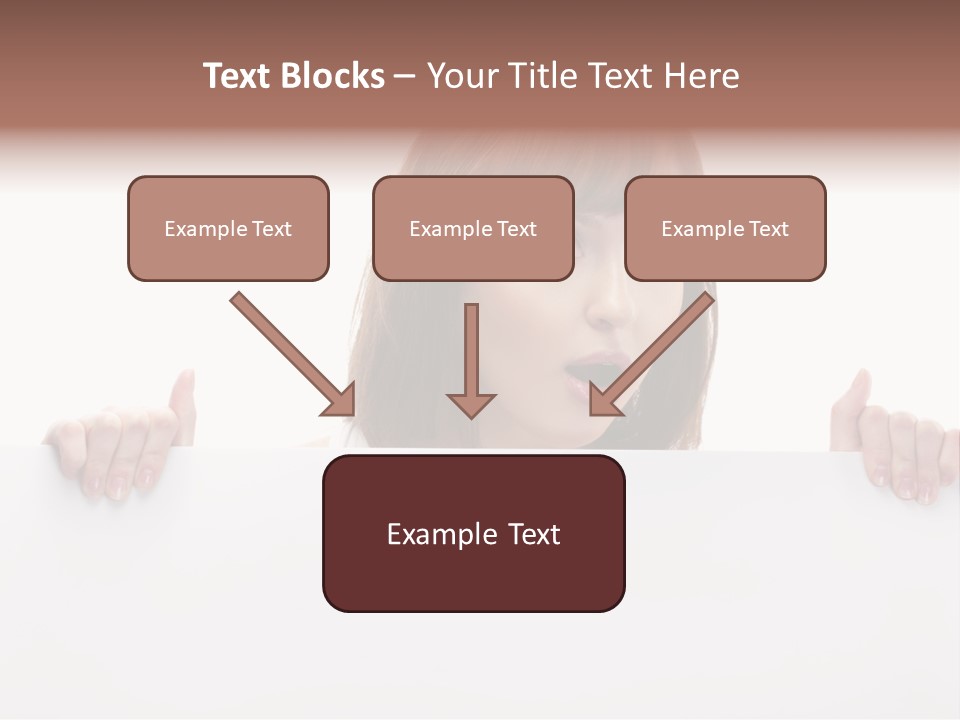 Empty Advertising White PowerPoint Template