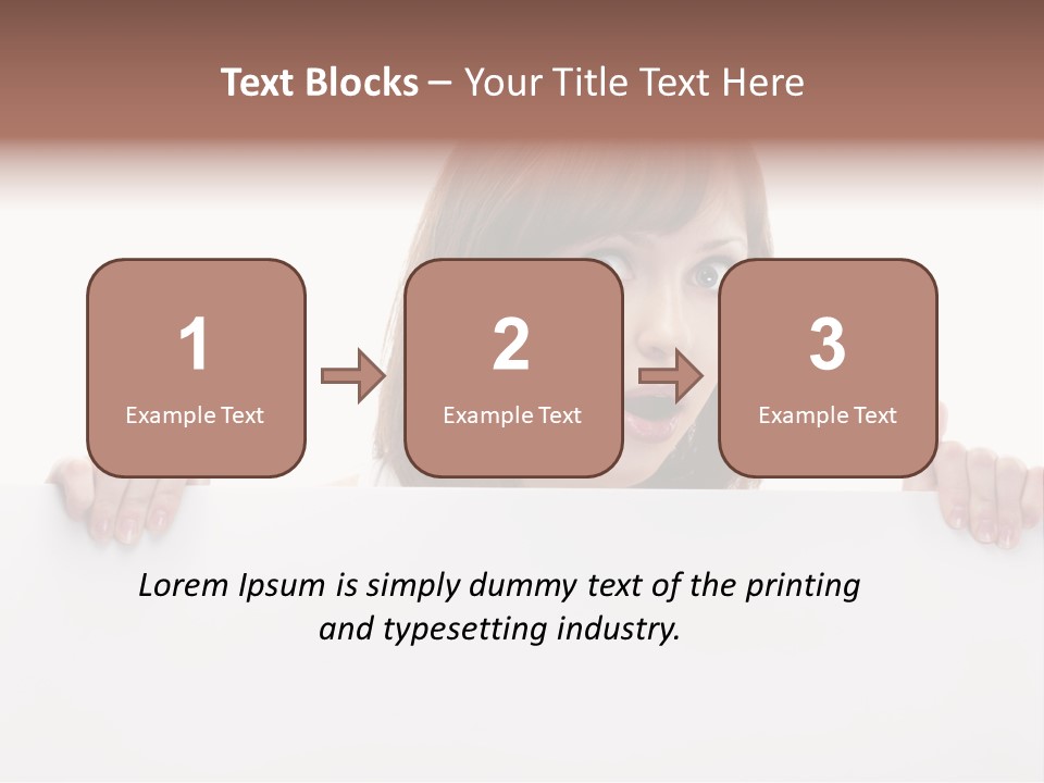 Empty Advertising White PowerPoint Template