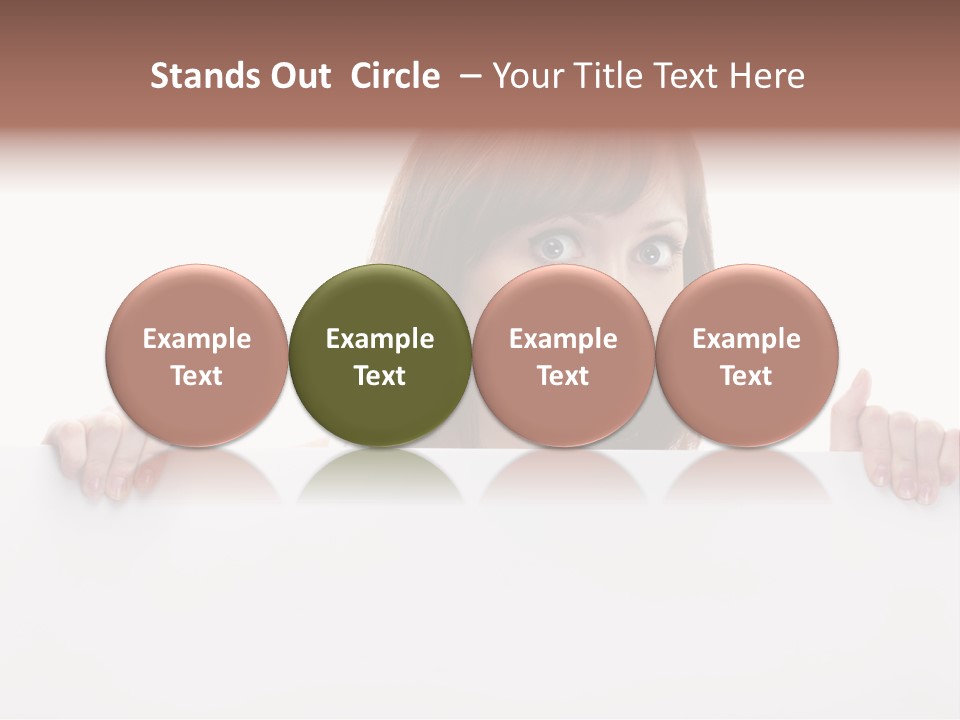 Empty Advertising White PowerPoint Template