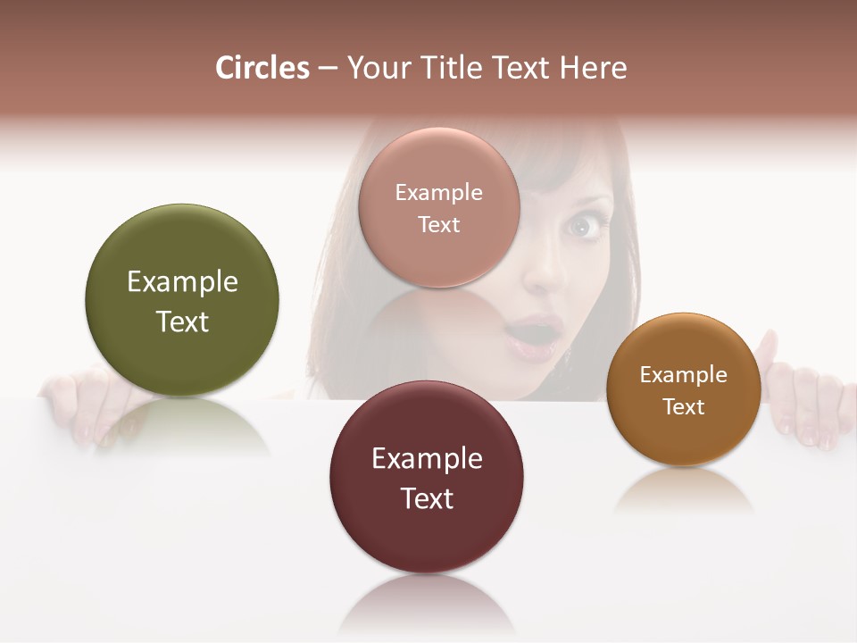 Empty Advertising White PowerPoint Template