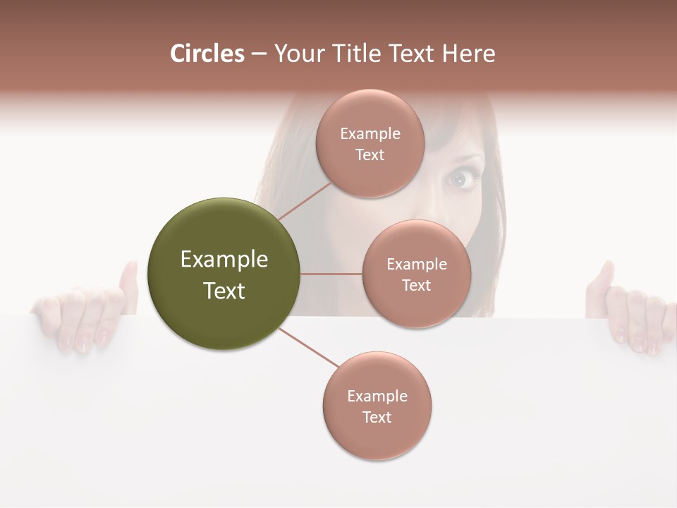 Empty Advertising White PowerPoint Template