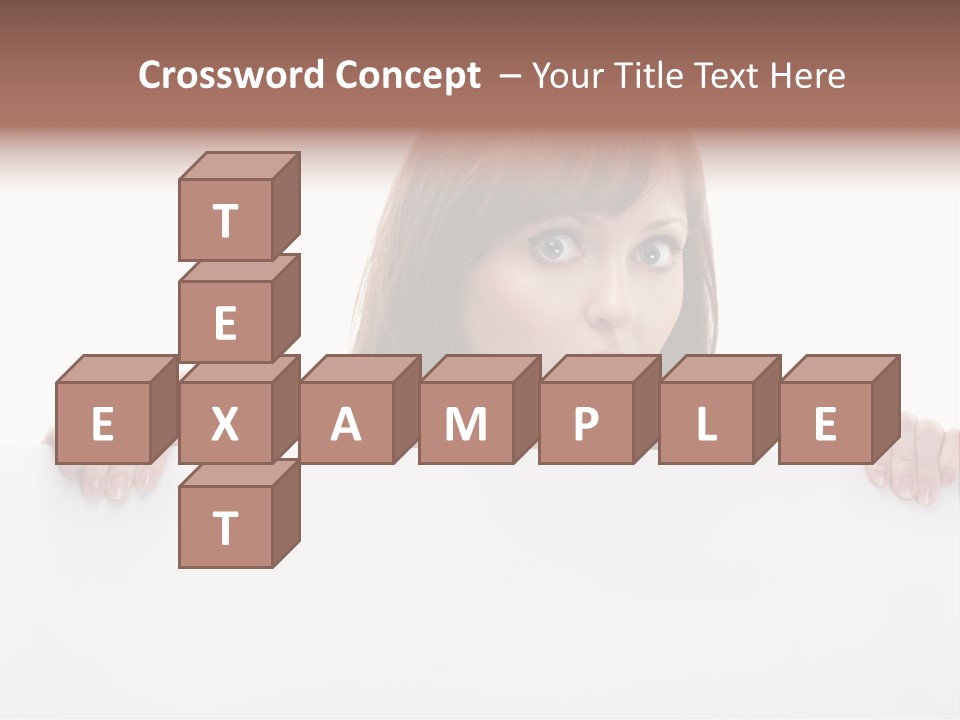 Empty Advertising White PowerPoint Template