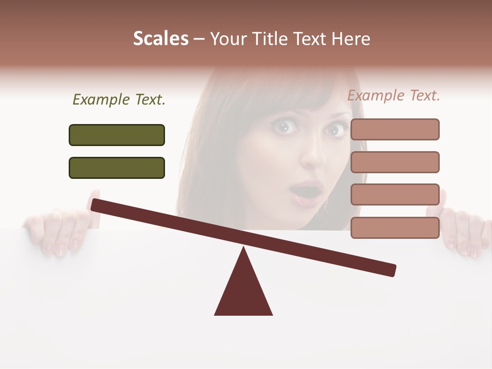 Empty Advertising White PowerPoint Template