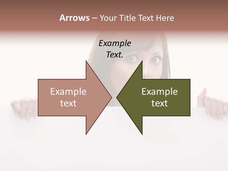 Empty Advertising White PowerPoint Template