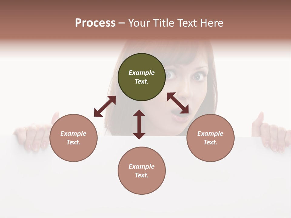 Empty Advertising White PowerPoint Template