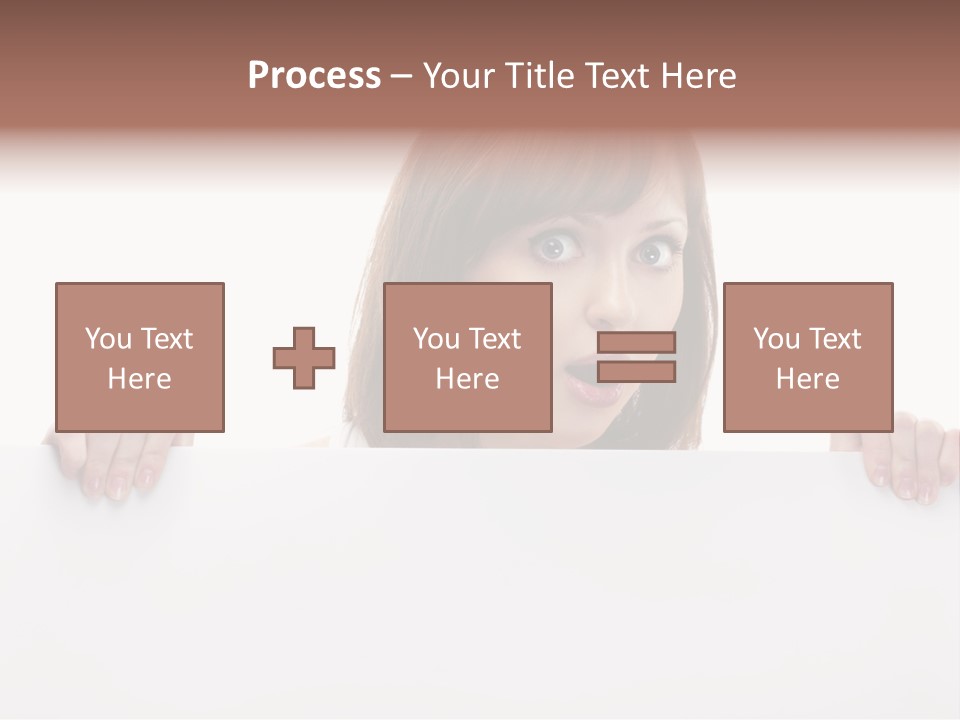 Empty Advertising White PowerPoint Template