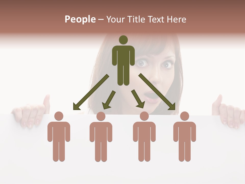 Empty Advertising White PowerPoint Template