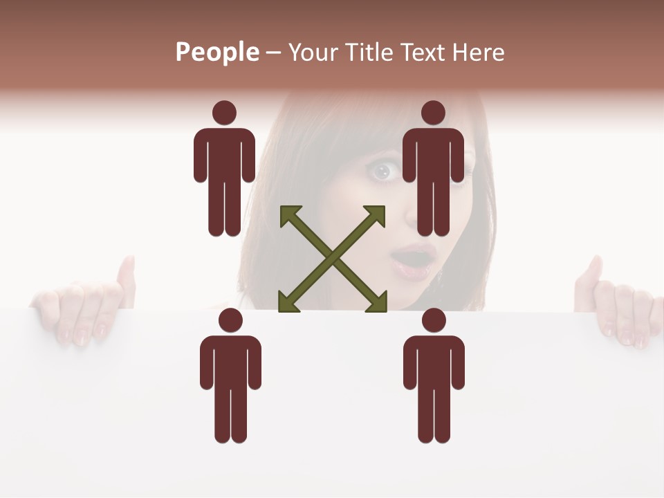 Empty Advertising White PowerPoint Template