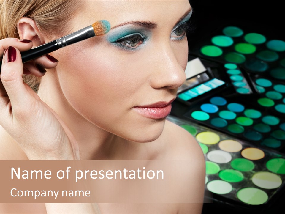 Glamour Pretty Apply PowerPoint Template