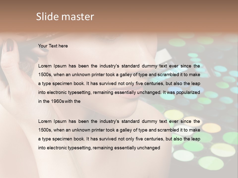 Glamour Pretty Apply PowerPoint Template