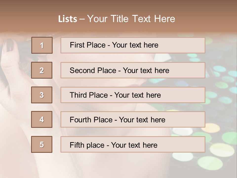 Glamour Pretty Apply PowerPoint Template