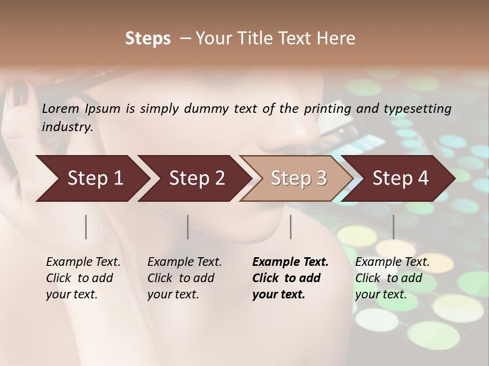 Glamour Pretty Apply PowerPoint Template