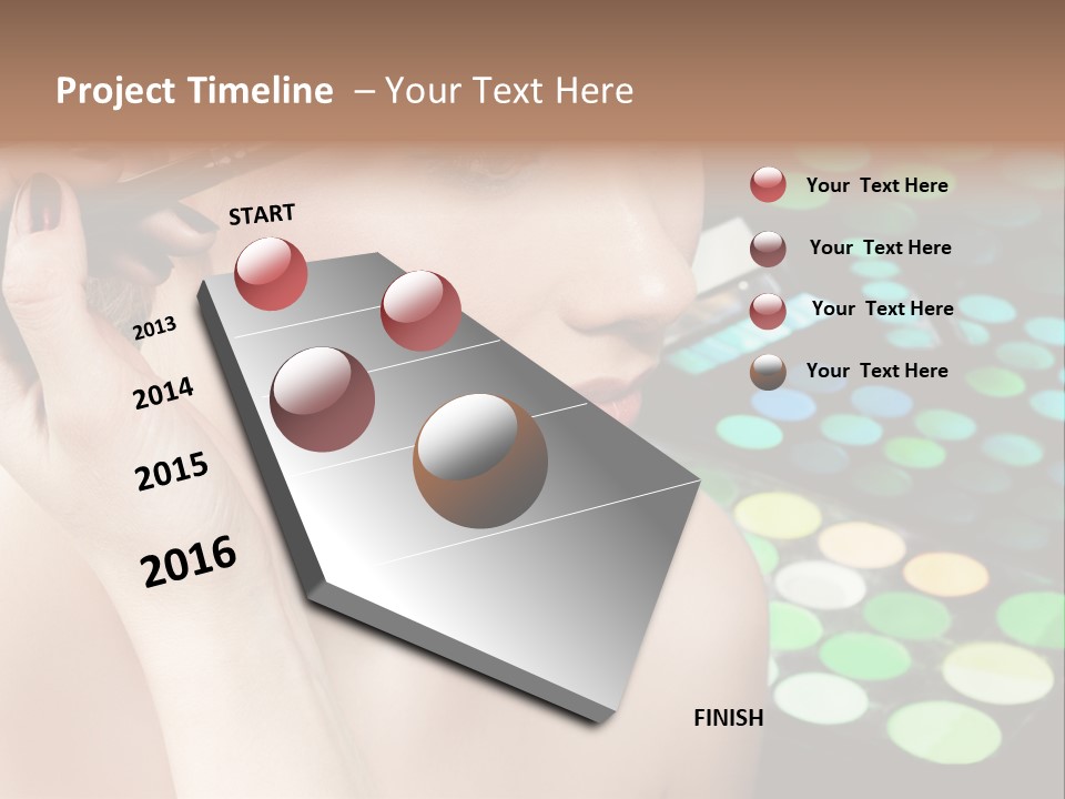 Glamour Pretty Apply PowerPoint Template