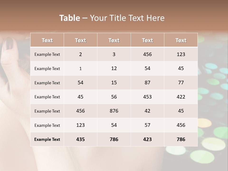 Glamour Pretty Apply PowerPoint Template