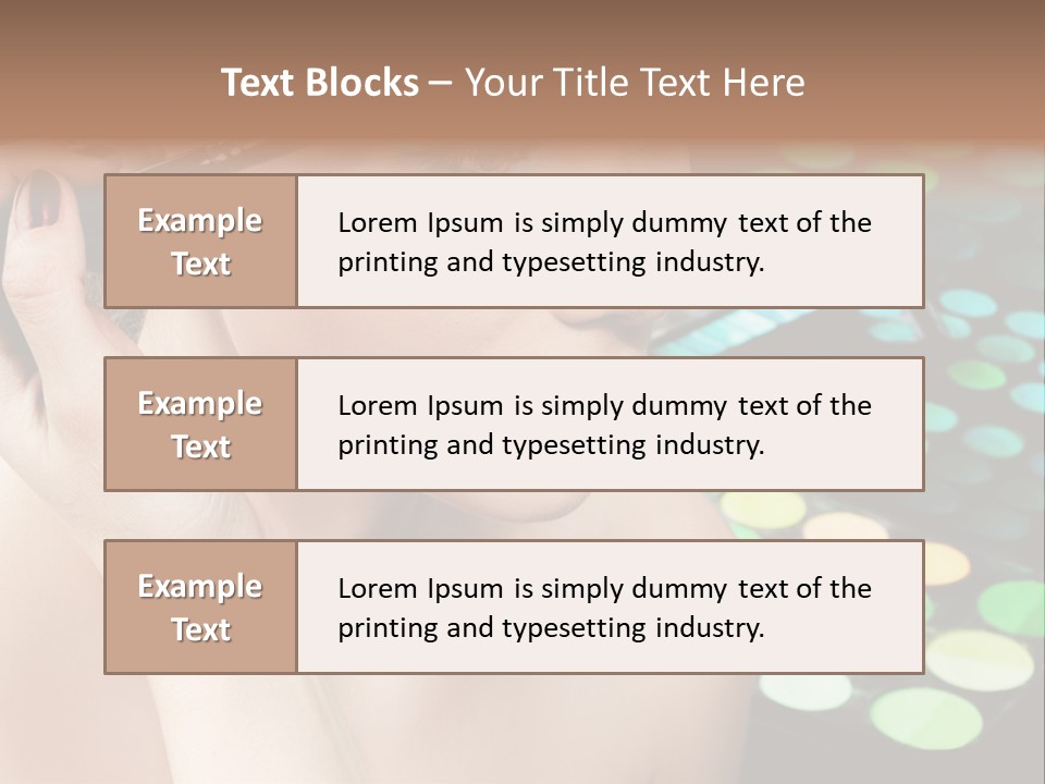Glamour Pretty Apply PowerPoint Template