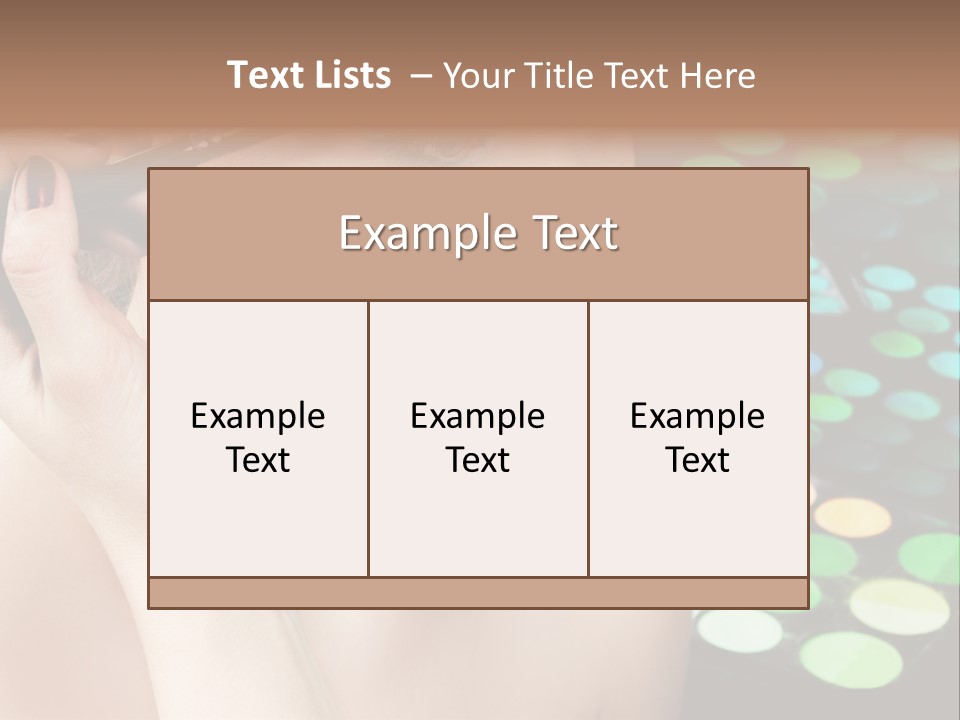 Glamour Pretty Apply PowerPoint Template