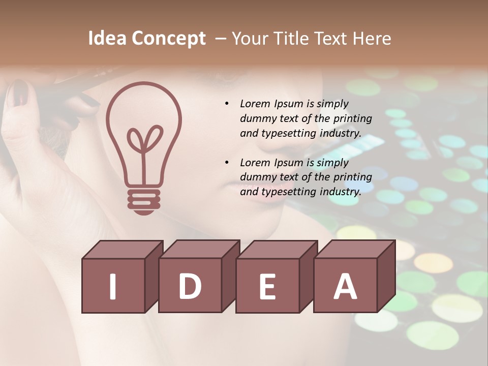 Glamour Pretty Apply PowerPoint Template