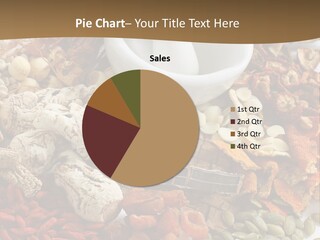 A Pile Of Different Types Of Food On A Table PowerPoint Template