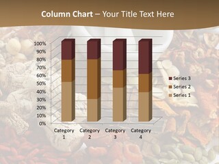 A Pile Of Different Types Of Food On A Table PowerPoint Template