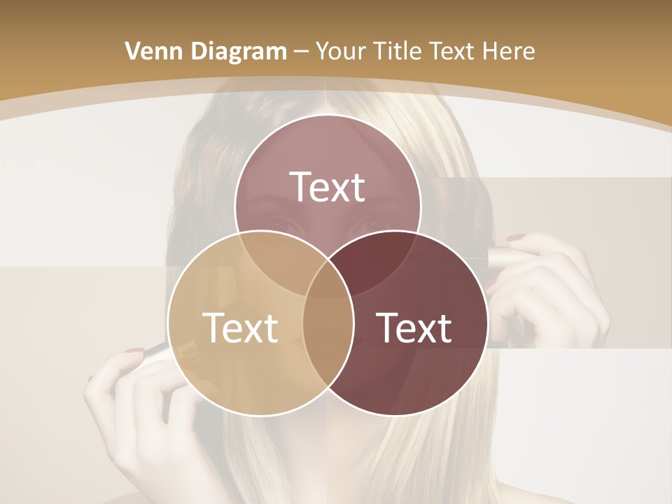 Attractive Hairdress Pretty PowerPoint Template