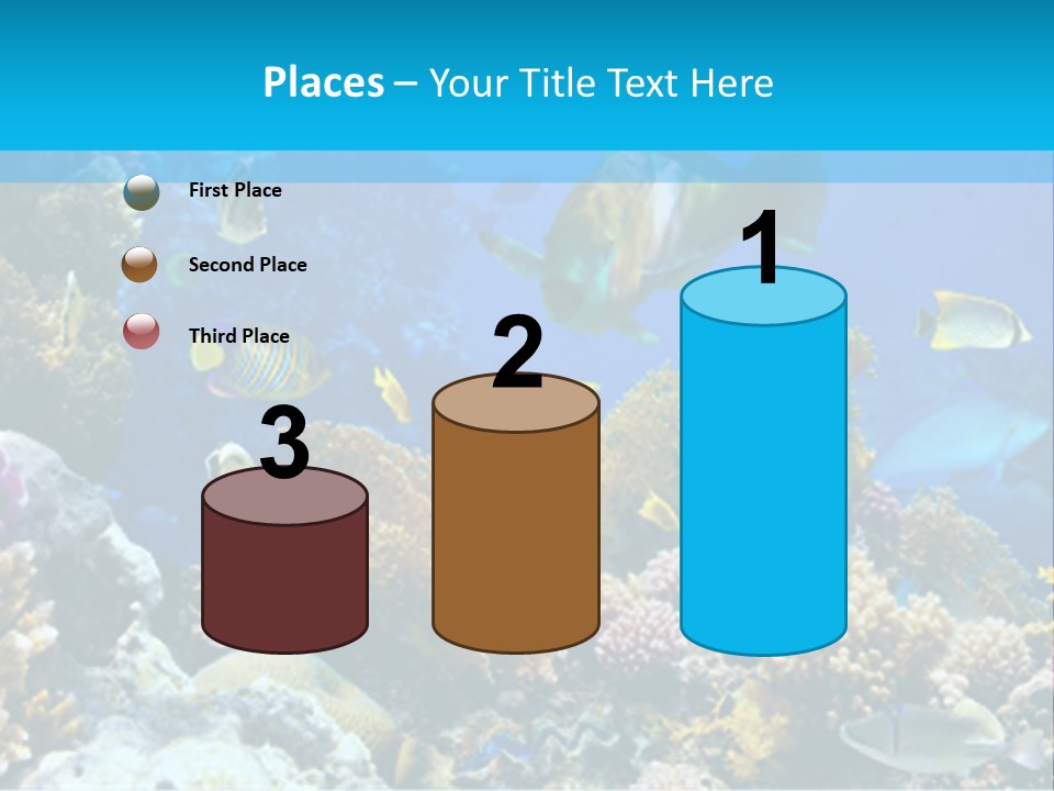 Deep Diving Blue PowerPoint Template