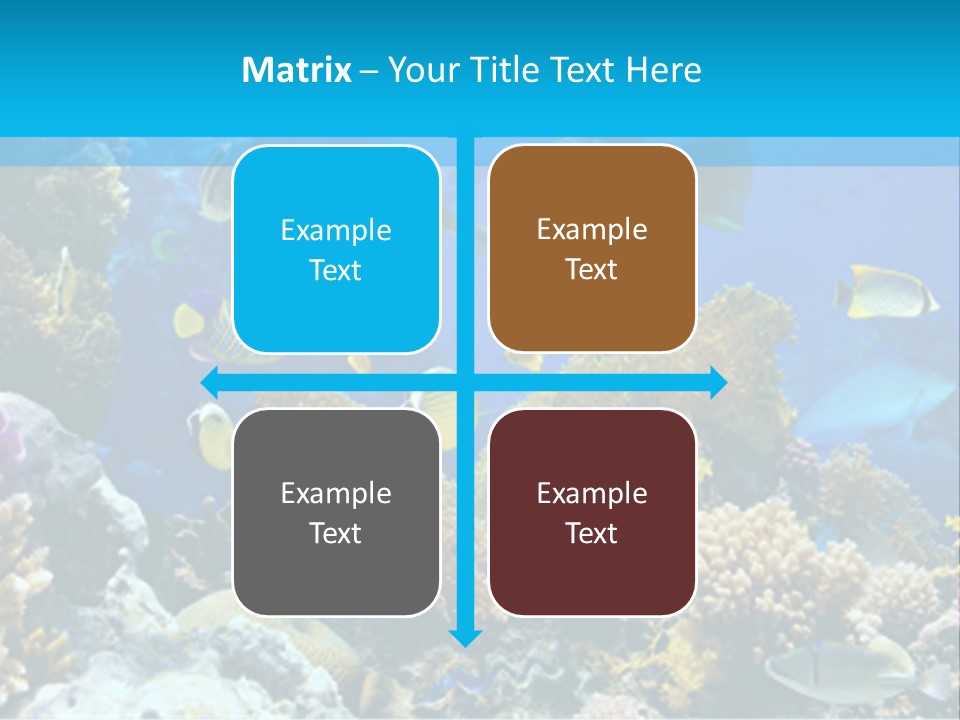 Deep Diving Blue PowerPoint Template