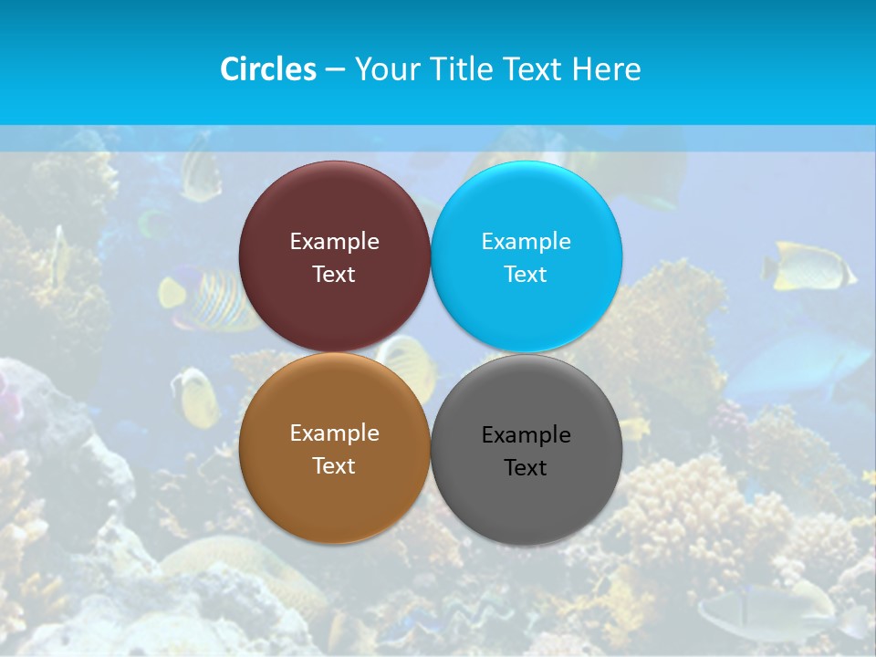 Deep Diving Blue PowerPoint Template