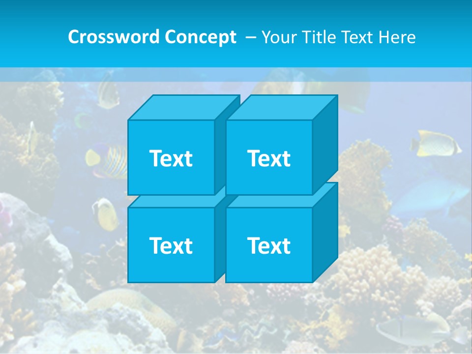 Deep Diving Blue PowerPoint Template