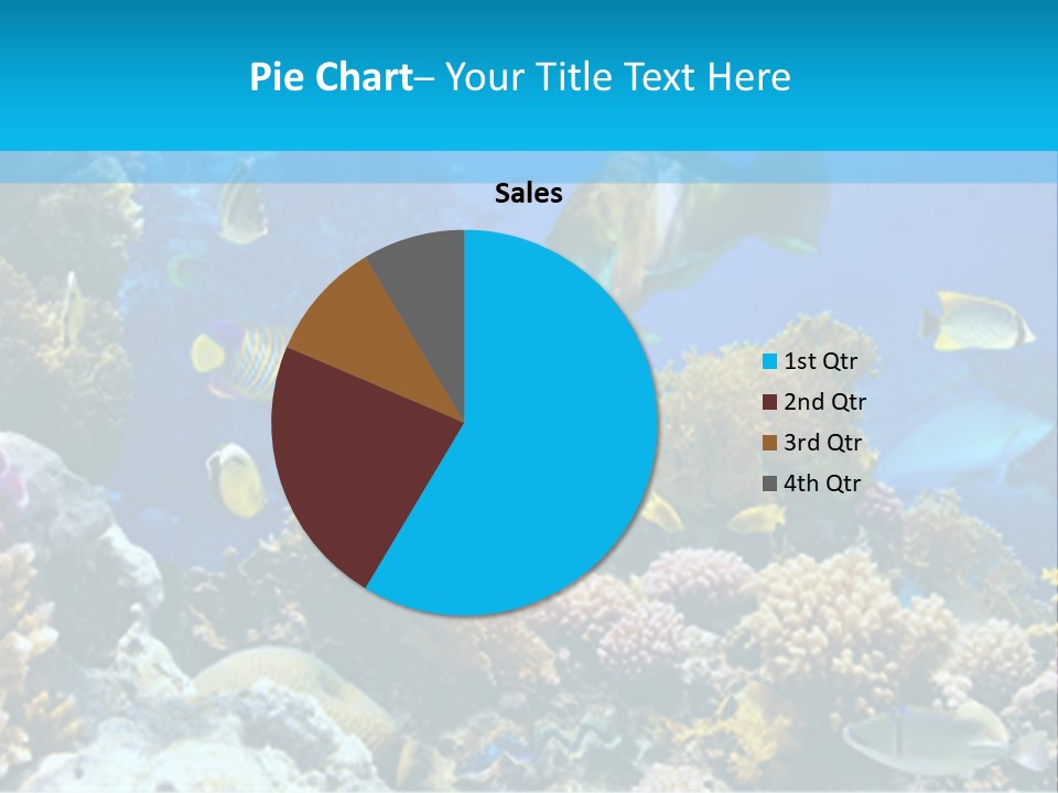 Deep Diving Blue PowerPoint Template