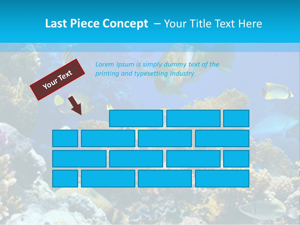 Deep Diving Blue PowerPoint Template