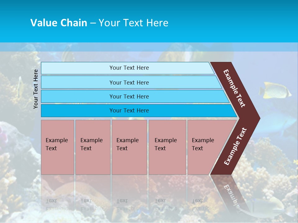 Deep Diving Blue PowerPoint Template