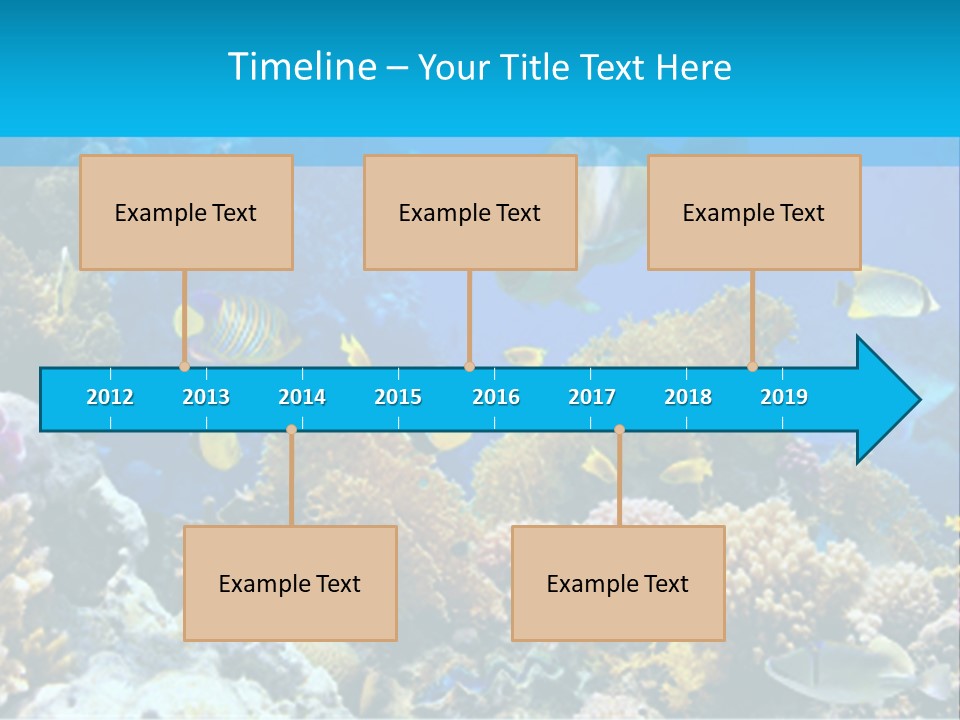 Deep Diving Blue PowerPoint Template