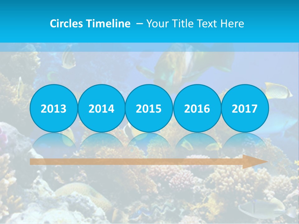 Deep Diving Blue PowerPoint Template