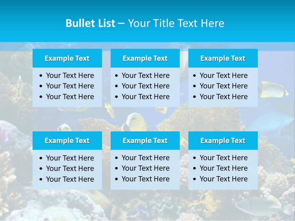 Deep Diving Blue PowerPoint Template