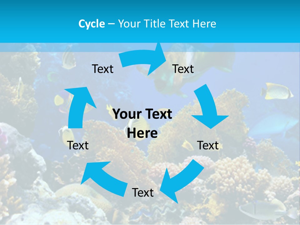 Deep Diving Blue PowerPoint Template