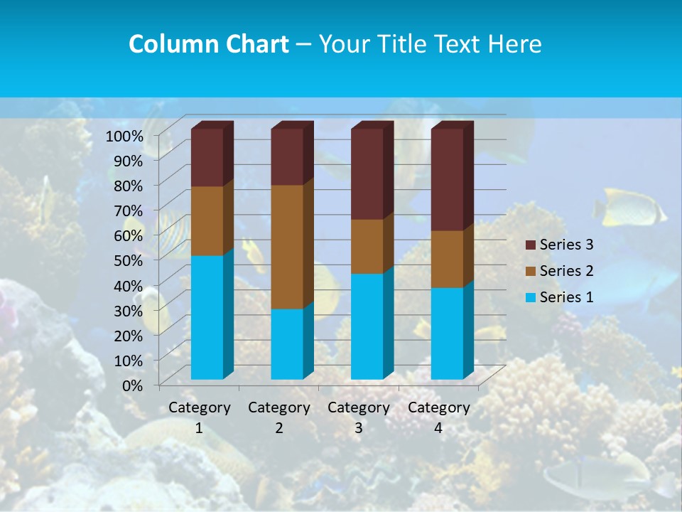 Deep Diving Blue PowerPoint Template