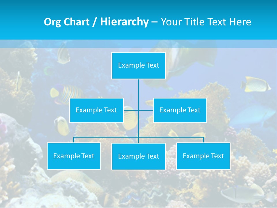 Deep Diving Blue PowerPoint Template
