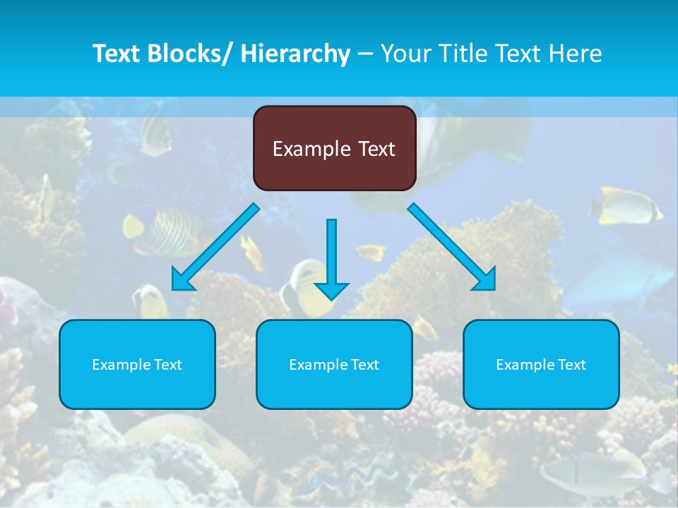 Deep Diving Blue PowerPoint Template