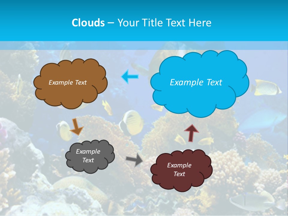 Deep Diving Blue PowerPoint Template