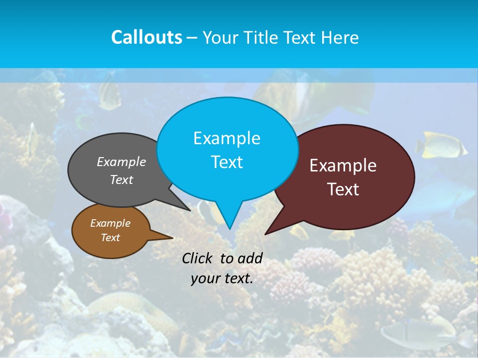 Deep Diving Blue PowerPoint Template