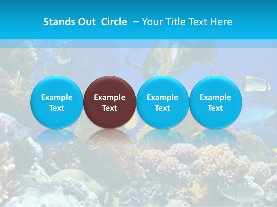 Deep Diving Blue PowerPoint Template