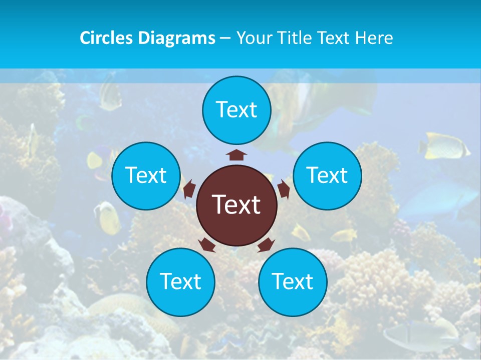 Deep Diving Blue PowerPoint Template