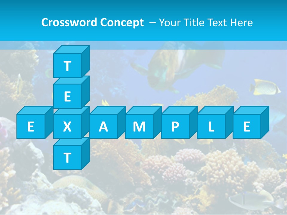 Deep Diving Blue PowerPoint Template