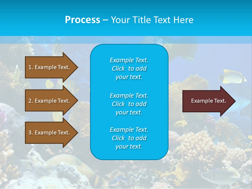 Deep Diving Blue PowerPoint Template