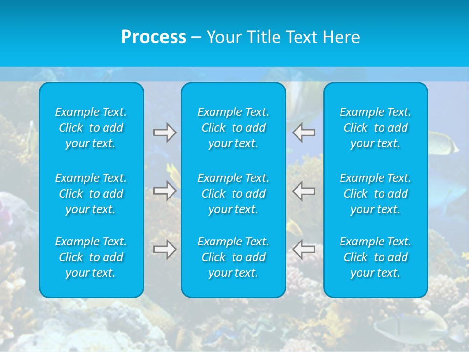 Deep Diving Blue PowerPoint Template